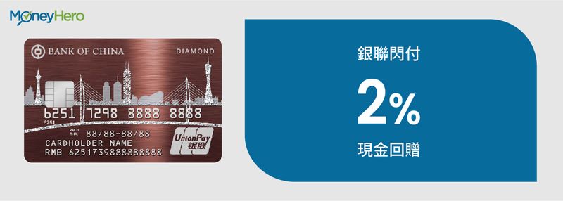 中銀雙幣鑽石卡 大灣區一卡通