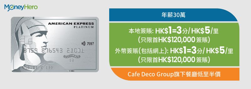 美國運通白金信用卡 大頭