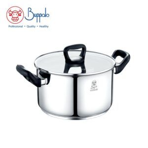 牛頭牌PREMIUM COOK不銹鋼加厚底電木雙耳煲連玻璃蓋 一田購物優惠日2022