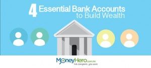 4 Essential Bank Accounts to Build Wealth
